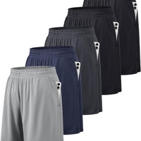 BALENNZ Mens Athletic Shorts with Pockets Quick Dry Workout Shorts Men