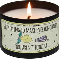 Moonlight Makers Fun Scented Candle - Handmade Soy Wax Candles for Women, Gift for Friends, 25+hr Burn, Non-Toxic - 8oz,