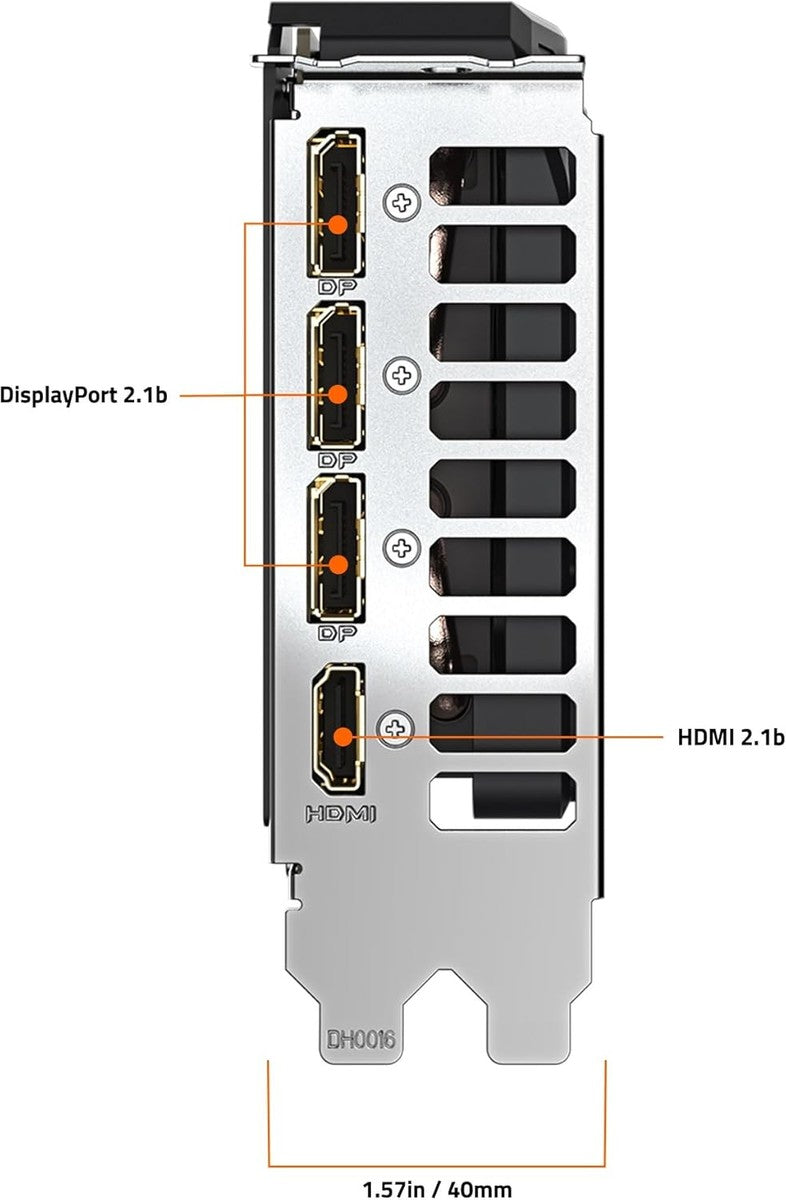 GIGABYTE GeForce RTX 5060 WINDFORCE OC 8G Graphics Card, Cooling System, 8GB 128-bit GDDR7, PCIe 5.0, Manufactured by NVIDIA, DisplayPort & HDMI - Video Output Interface, GV-N5060WF2OC-8GD Video Card