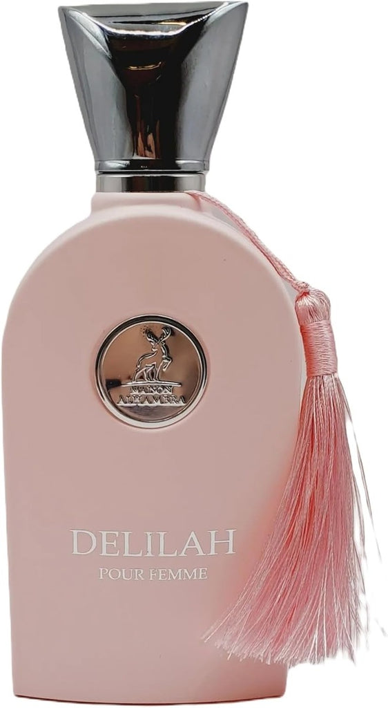 Lattafa Maison Alhambra Delilah para mujer, perfume en aerosol Eau de Parfum, 3.4 oz (100 ml)