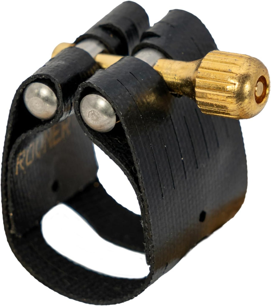 Rovner Ligature & Plastic Cap for Soprano Saxophone - Light Ligature for Hard Rubber Mouthpiece (L-1RVS (L3))