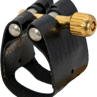 Rovner Ligature & Plastic Cap for Soprano Saxophone - Light Ligature for Hard Rubber Mouthpiece (L-1RVS (L3))