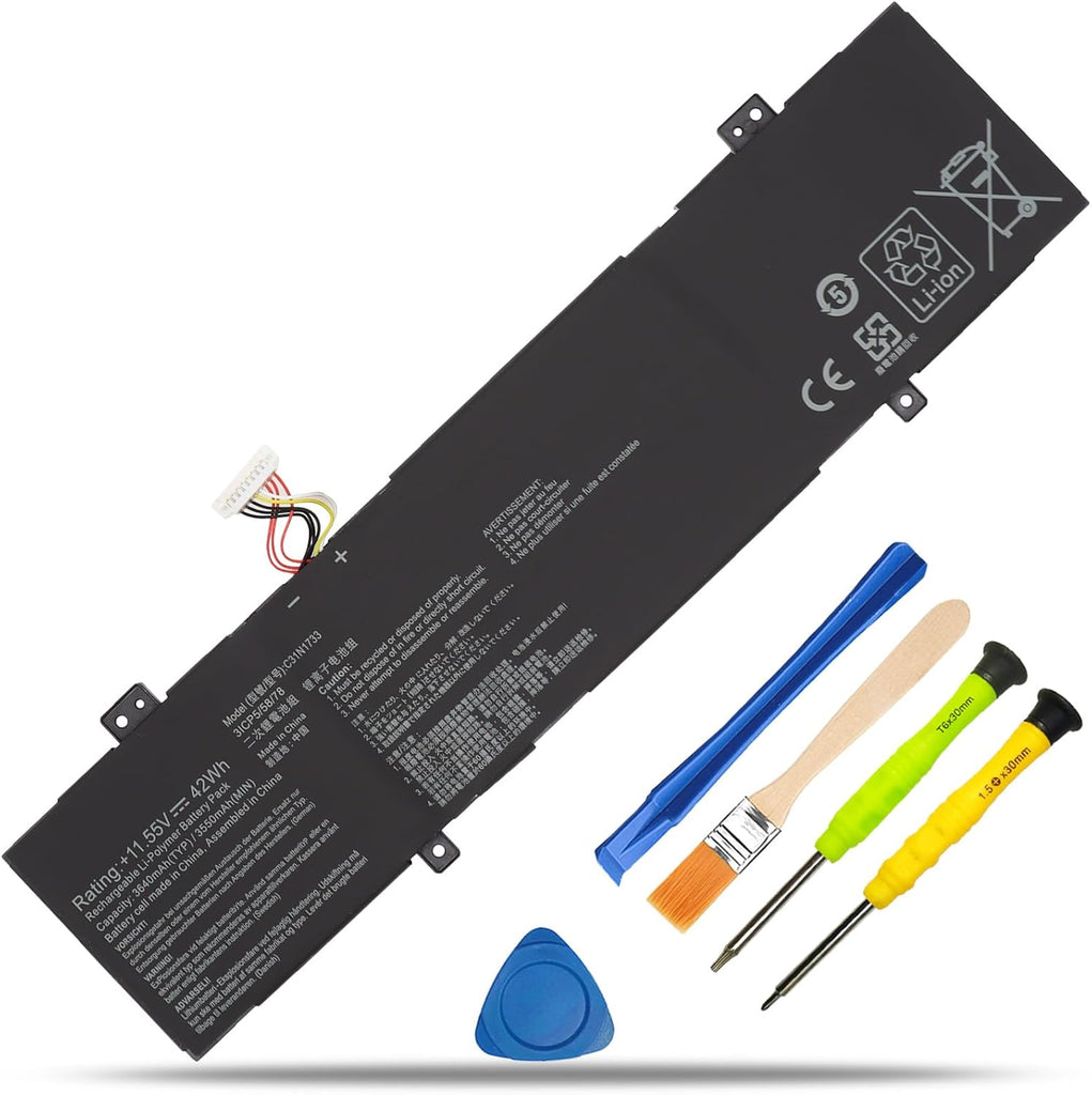 RHKRKQN C31N1733 Battery Replacement for ASUS VivoBook Flip 14 TP412 TP412U
