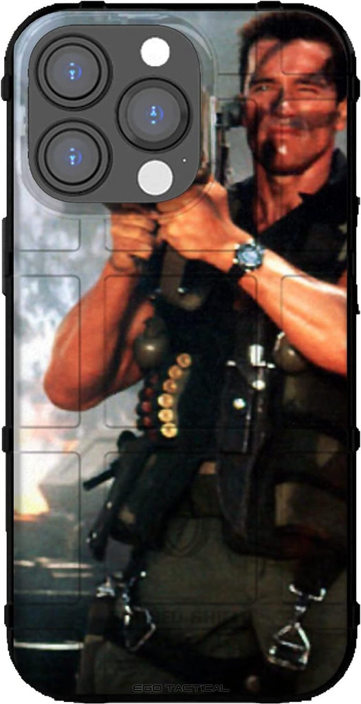 EGO TACTICAL Limited Edition Rugged Shield case Compatible with iPhone 15 Pro Max [6.7" Screen] Printed in The USA Comma