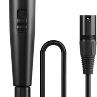 Phenyx Pro Cardioid Dynamic Wired XLR Microphone with On/Off Switch PM-25S