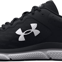 Under Armour Women's Charged Assert 10, (001) Black/Black/White, 12, US