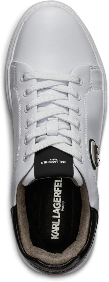 Karl Lagerfeld Men's Everyday Essential Leather Sneaker