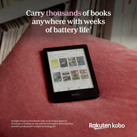 Kobo Clara Colour — eReader a Color 6" E Ink Kaleido 3, Resistente al Agua, 16GB, Negro