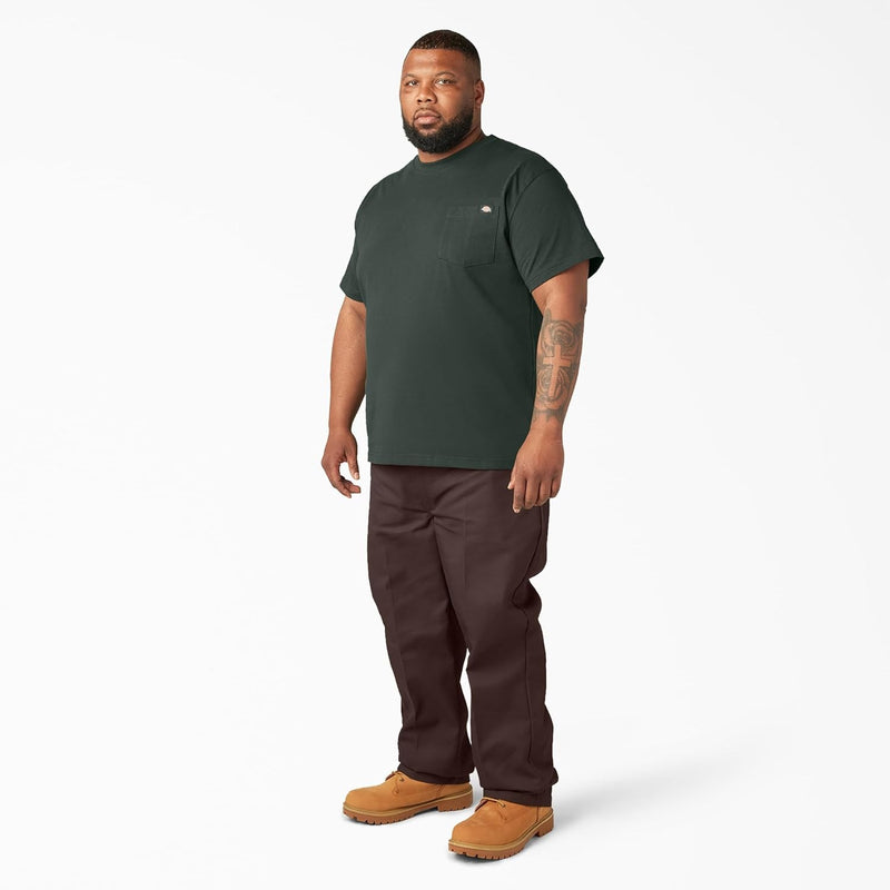 Dickies Men's Heavyweight Heathered Short Sleeve Pocket T-Shirt