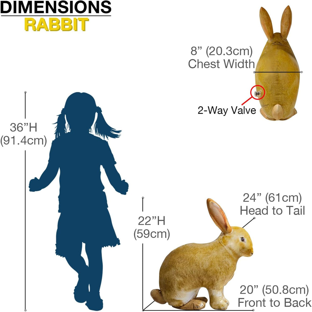 Jet Creations 24" Realistic Inflatable Bunny Rabbit