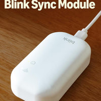 Blink Outdoor 2K+ (newest model) — Wireless smart security camera, 2K video resolution, enhanced audio, two-year battery. Sync Module Core included — 5 camera system (White)