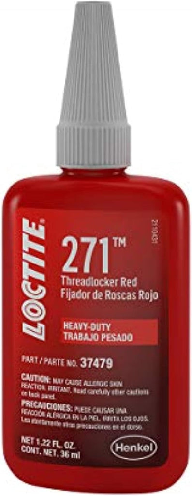 Loctite 37479 271 Red Heavy Duty Threadlocker Bottle - 36 ml