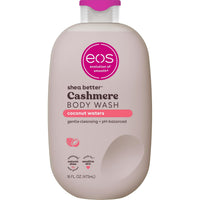 eos Cashmere Body Wash- Coconut Waters, Creamy Gel, Shea Butter, 16 fl oz