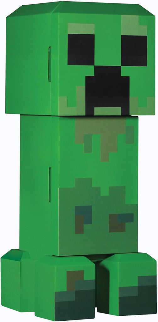 Minecraft Legends Creeper Mini Fridge – 12 Can 8L Portable Cooler with LED Lights, AC/DC Power & Removable Shelves for Gaming Rooms, Dorms & Offices