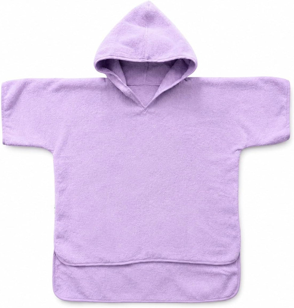 Odaaa Hooded Poncho Towel for Toddler Boy & Girl - 100% Soft Organic Cotton, Absorbent, Breathable, Lightweight. Ideal f
