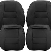 NLQR Both Sides Bottom and Top Repalcement Seat Covers Black Compatible with Mercedes Benz GLK250 GLK280 GLK300 GLK350 2