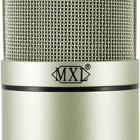 MXL 990 Condenser Microphone for Podcasting, Singing, Home Studio Recording, Gaming & Streaming | Detailed Sound | XLR |