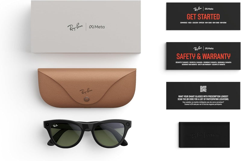 Ray-Ban Meta (Gen 1), Skyler, Shiny Black