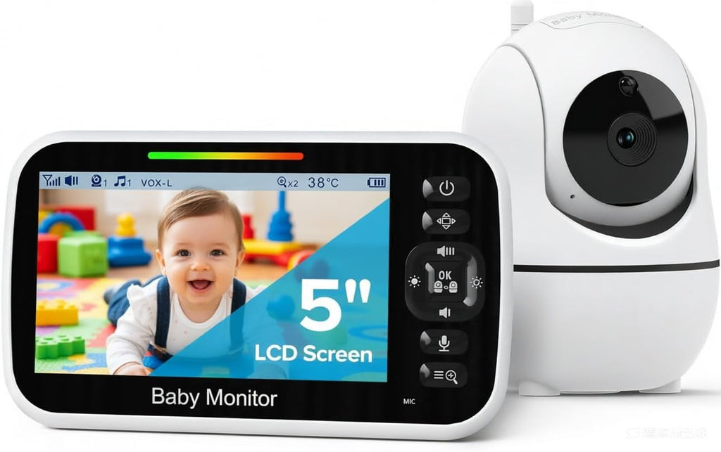 GoodBaby 5" Baby Monitor with Camera and Audio No WiFi