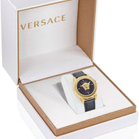 Versace Medusa Deco Leather Watch