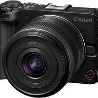 Canon EOS R50 V Mirrorless Camera with RF-S14-30mm F4-6.3 is STM PZ Lens, APS-C Sensor, 24.2 Megapixels, Ultra-Wide Zoom, Fast Autofocus, Vlogging and Live Streaming Kit for Content Creators, Black