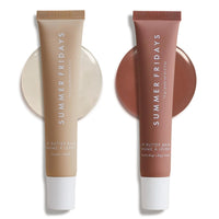 Summer Fridays Tinted Lip Butter Balm Gift Set - Conditioning Vegan Lip Balm for Instant Moisture, Shine & Hydration - S