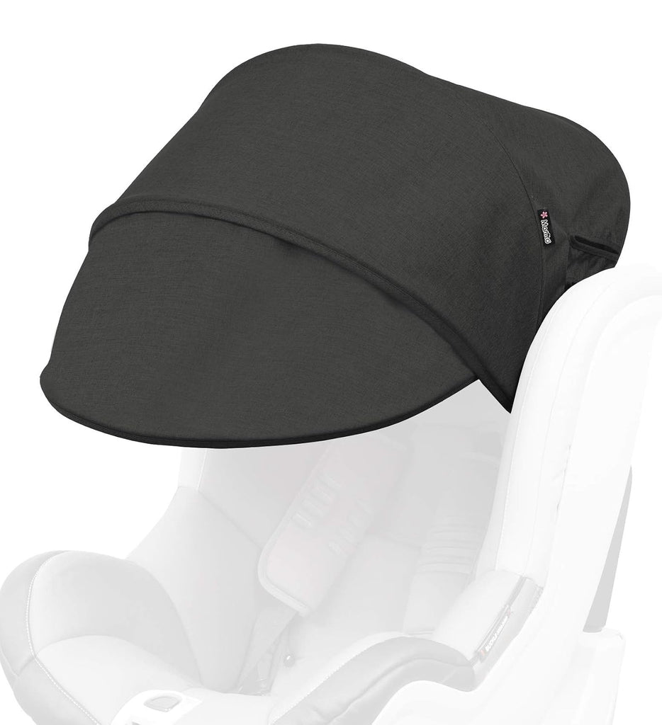 Manito Sun Shade Extender/Auxiliary Canopy for Car Seat (Charcoal Grey)