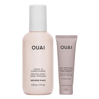 OUAI Acondicionador Sin Enjuague Multifuncional, Protector Termico hasta 450F, Desenredante, Anti-Frizz, Aroma North Bondi, 177ml