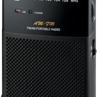 Sangean SR-35 AM/FM Analog Pocket Radio with Built-in Speaker, Black
