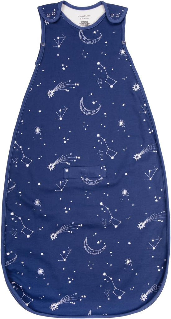 CosyDiary Merino Wool & Cotton Sleep Sack for 2-24 Months 2-Way Zipper Adjustable Universal Size Sleeping Bag for Baby Y