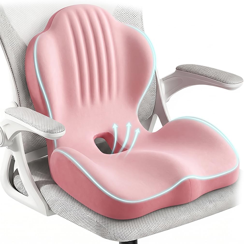 Saker Ergonomic Memory Foam Seat Cushion,Seat Cushion for Office Chair