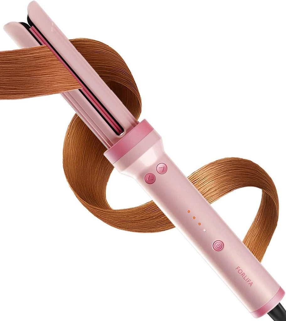 FORLIFA Automatic Curling Iron 1 inch, Rotating Curling Iron with Cool Airflow Styler, Pro Hypercurve 3 in 1 Automatic H