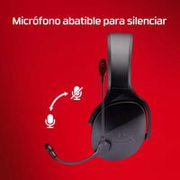 HyperX Cloud Jet – Dual Wireless Gaming Headset, 2.4GHz dongle, Bluetooth 5.3, PC, PS5, Mobile, USB-A – Light Blue