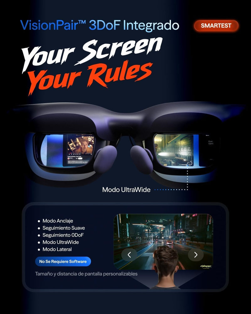 VITURE Beast XR/AR Glasses: Biggest. Boldest. Smartest. 174" 1200p, 58°FOV