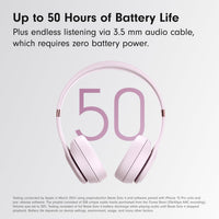 Beats Solo 4 - Nube rosada — Audífonos inalámbricos Bluetooth on-ear, hasta 50h