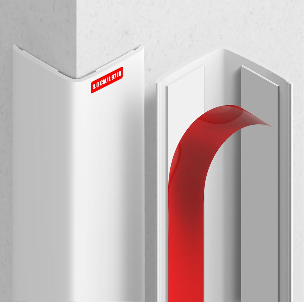 MONOID Wall Corner Protector, 2 PCS Furniture Edge Protection, PC Anti-Bump Guards Avoid Scratching Corner Trim for Door