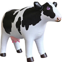 Jet Creations Cow Inflatable Animal Baby 37 inch Long Great for Pool Party Decoration, Birthday Kids and Adult an-Cow