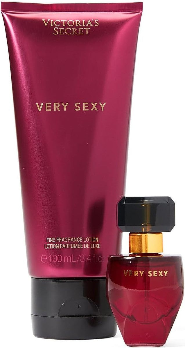 🔥 ¡Victoria’s Secret Very Sexy Mini Duo en oferta! 💋 Perfume + loción de viaje