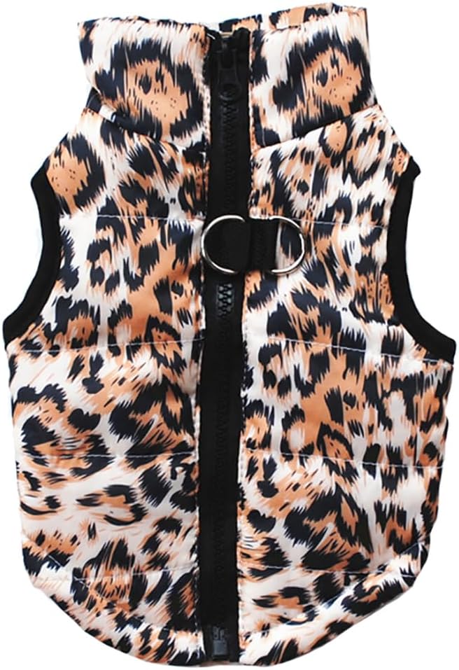 MaruPet Winter Waterproof Windproof Dog Vest Coat Warm Vest for Cold Weather Jacket for Small Medium Dogs (Not Suitable