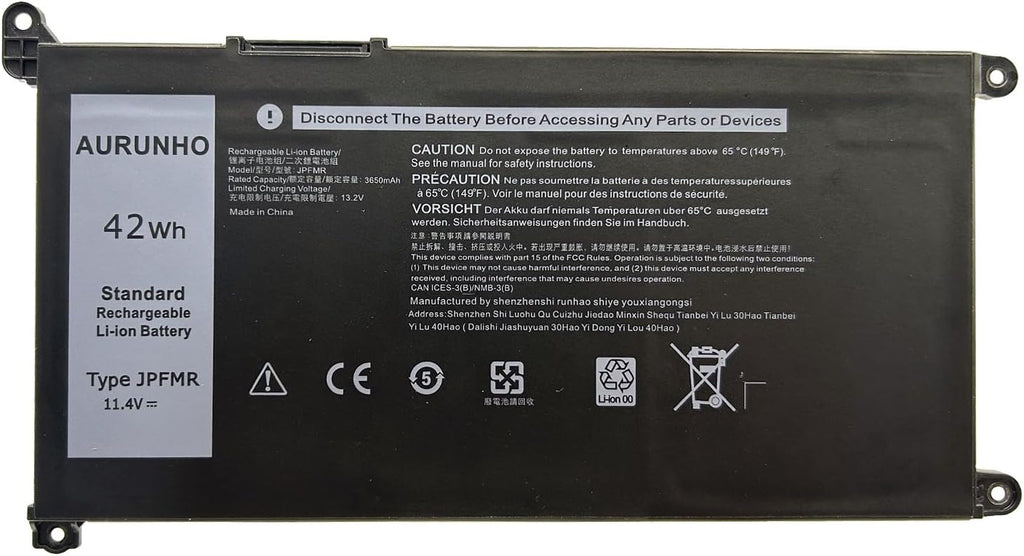 AURUNHO JPFMR Laptop Battery Replacement for AP20CBL Aspire 5 A515-45 A515-46 Aspire 7 A715-43G Swift 3 SF314-43 SF314-5