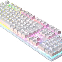 Lovskoo Wired Floating Mechanical RGB Backlit Gaming Keyboard