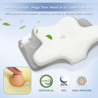 Missleep Cervical Neck Pillow,Memory Foam Pillows