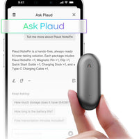 Plaud NotePin Wearable AI Voice Recorder, Cosmic Gray, Non-S Version