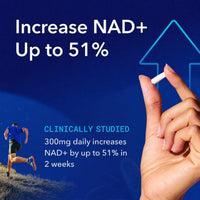 TRU NIAGEN Suplemento NAD patentado para la función cerebral, antienvejecimiento y regeneración celular, 300 mg de niagen, 30 porciones