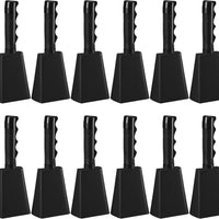 Fiada 12 Pcs Cow Bell 8 Inch Noise Makers for Sporting Events Loud Hand Bell Musical Cheering Cowbell with Handle for Fo