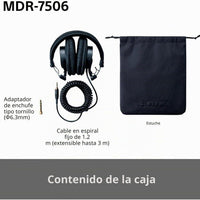 🎧✨ Escucha cada detalle como un profesional con Sony MDR-7506