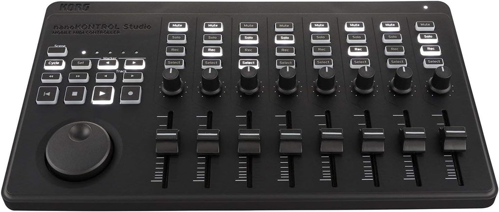 Korg Nanokontrol Studio Bluetooth/USB MIDI Control Surface w/ 8 Faders