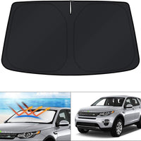 KUST Windshield Sun Shade for Land Rover Discovery Sport 2014-2019 Accessories Custom Fit Sunshade Foldable Window Sun V