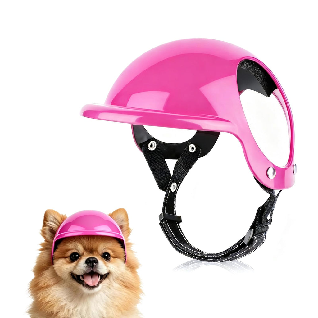 LESYPET Dog Helmet for Extra Small Dogs, Kitten Motorcycle Helmet with Ear Hole Design, Extra Small Dog Hat for Chihuahu