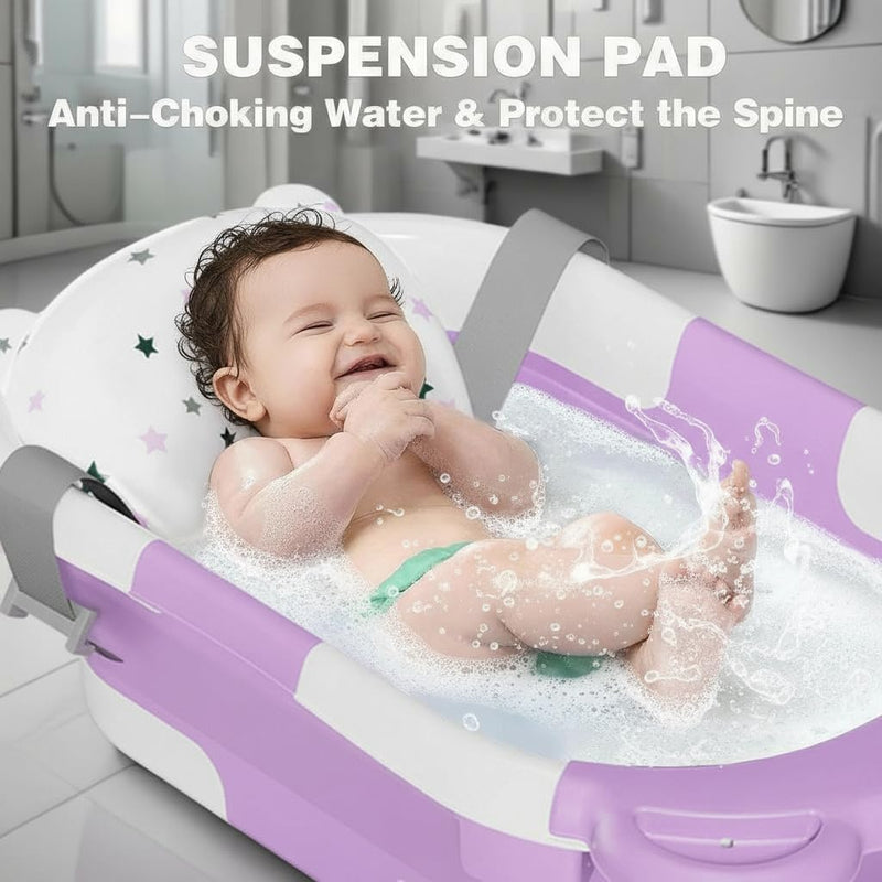 TPN Bañera Plegable para Bebé 0 a 36 Meses con Termómetro y Cojín Modelo 5